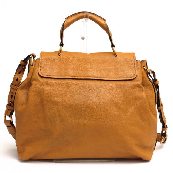 Auth Chloe Elsie handbag in Brown Cowhide Calf Leather in Good Condition - Picture 2 of 8